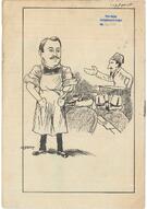 Ebüzziya Mehmed Tevfik karikatürü