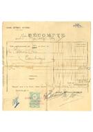 The Anglo-Egyptian Bank ve Banque Imperiale Ottomane dekontları