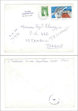 Jean Jacque Treussard’dan Ziyad Ebüzziya’ya kartpostal