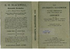 The Student's Hand Book to the University and Colleges of Oxford