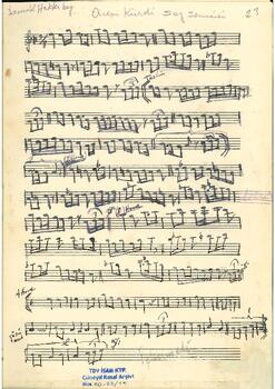 Acemkürdi Saz Eseri