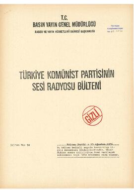 Türkiye Komünist Partisi’nin Sesi Radyosu