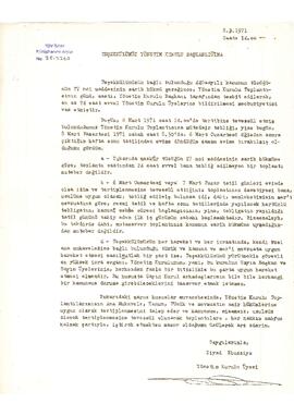 Ziyad Ebüzziya’nın Denizcilik Bankası’na mektubu