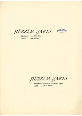 Hüzzam Şarkı