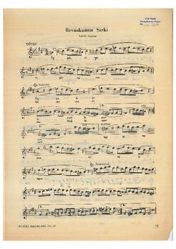 Revnak-Nüma Şarkı