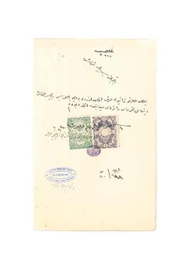 Tazende Hanım’a makbuzlar