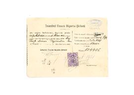 Tazende ve Leman Hanımlar’a ait makbuzlar