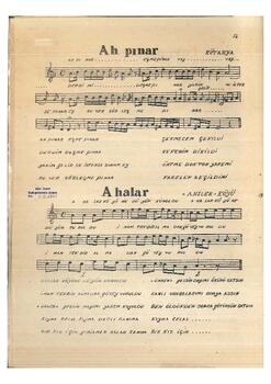 Halk Türküsü (Ahiler Köyü)