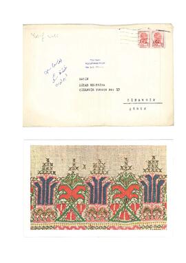 Yusuf Vali’den Ziyad Ebüzziya’ya kartpostal