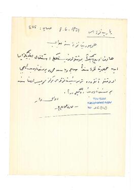 Yunus Nadi’nin notları