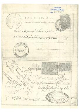 Süleyman Bey’in Refik Bey’in adresini istemesi