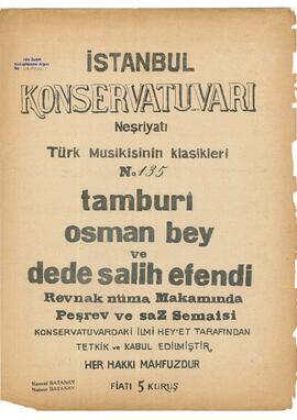 Revnak-Nüma Saz Eseri