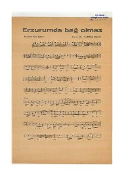 Erzurum Halk Şarkısı