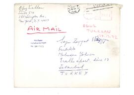 Oğuz R. Türkkan’dan Ziyad Ebüzziya’ya kartpostal