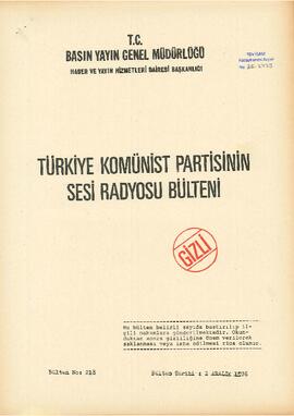 Türkiye Komünist Partisi’nin Sesi Radyosu