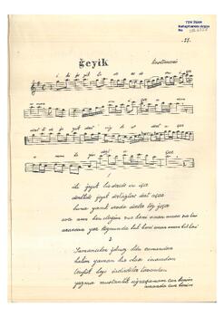 Geyik Türküsü (Kastamonu Yöresi)