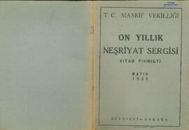 Maarif Vekaleti On Yıllık Neşriyat Sergisi